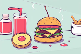 design food pop art of your food pop art