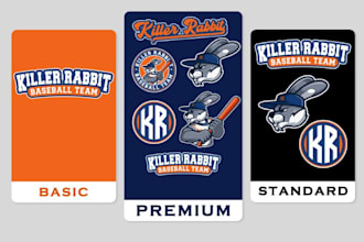 make sports mascot and cartoon logo design for your business