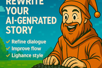 polish or rewrite your ai generated story