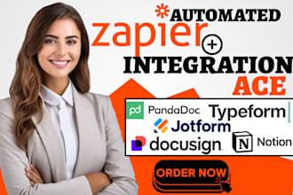 do docusign pandadoc jotform typeform notion zapier integration automation ai