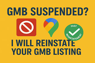 reinstate and fix google my business profile quickly