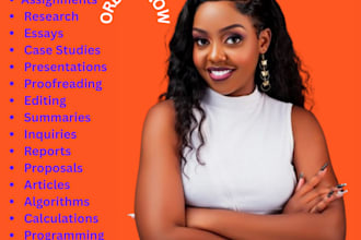 assist on accounting, insurance, statistics, finance and market research