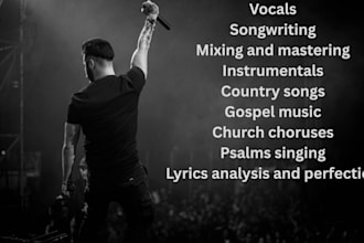 be vocalist songwriter lyrics writer christian songs classical song, other songs