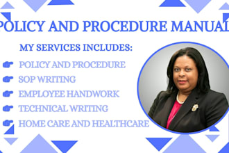 write business policy and procedure manual, cannabis policy, employee handbook