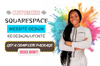 build website development squarespace design, redesign squarespace website