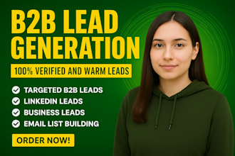 provide targeted b2b lead generation linkedin leads prospect email list