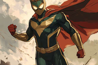 draw you as an amazing superhero