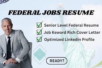 write resume for cfo, svp, ses, ecq, ptq, for federal level usa job