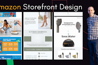 create an amazon storefront design for your brand