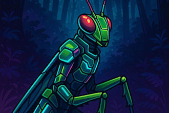 draw vibrant scifi insects perfect for your nft collection