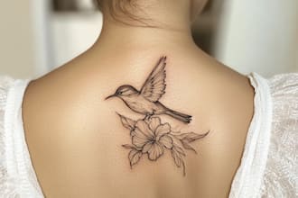 draw minimalist tattoo or line art design with my style