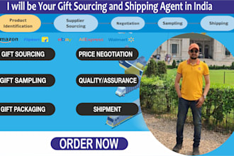 buy gifts on your behalf and send it your indian friends and family