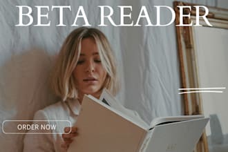professional alpha and beta reader manuscript feedback developmental editing
