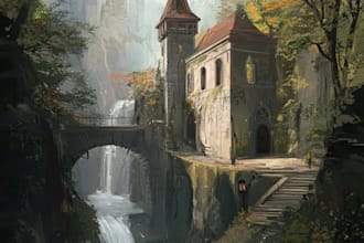 make concept art and illustrations for you