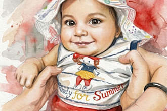 create a unique caricature style portrait from your photo