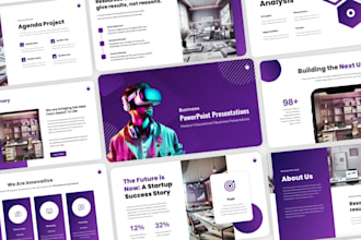 design or redesign your business powerpoint presentation within 24 hours