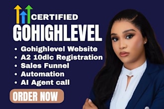 gohighlevel website design, ghl a2p, ghl n8n automation, workflow setup ,ghl VA