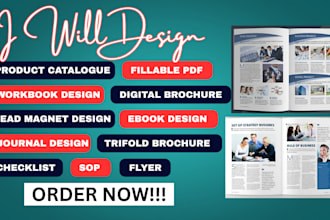 design journal, planner, KDP workbook, design lead magnet ebook, fillable PDF,
