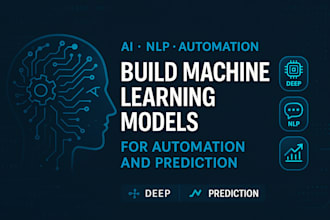 develop ai, nlp, deep or machine learning models for automation and prediction