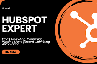 be your hubspot expert for CRM, website, and landing pages
