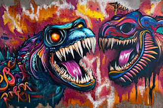 do illustration expresionism art, graffity, abstract