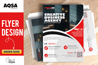 design business flyer, real estate flyer and corporate flyer