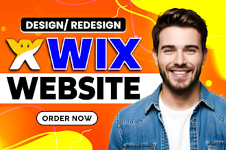 do wix website development, design, redesign wix website, or wix online store