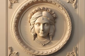 convert png jpeg 2d image to high quality bas relief for printing in cnc router