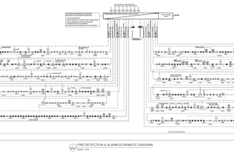 design fire alarm system with voltage drop and battery calculation