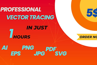 redesign, vector tracing, cleanup, vectorize, logo to vector