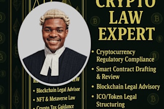be your crypto lawyer for blockchain and cryptocurrency law consultation