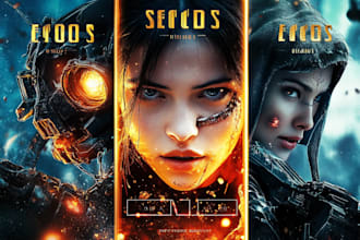 design fiction, sci fi, horror, fantasy book cover, kindle ebook cover