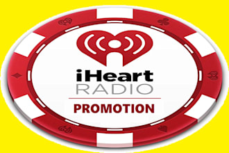 professionally promote your music on iheart radio