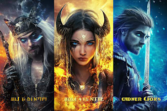 design professional fantasy book cover, ebook cover