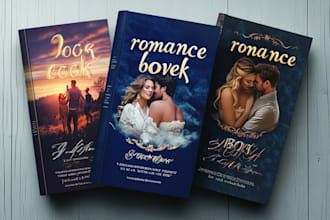 design professional romance and novel book covers