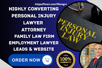 generate personal injury leads lawyer attorney family law firm employment lawyer