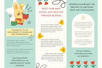 design eye catching brochure for your brand or event