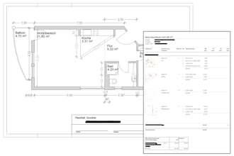 create wohnflaechenberechnung nach din 277