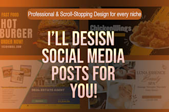 design social media posts, image ads, banners for facebook instagram x linkedin
