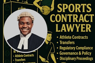 draft or review sports contracts as your sports lawyer