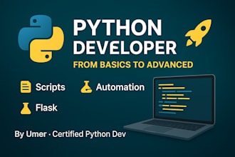 develop python scripts automation tools and flask web apps