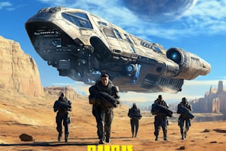 make spaceship, sci fi illustration and sci fi art
