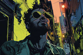 draw comic book art and illustration