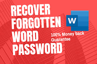 remove word document protection or password