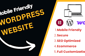 design seo optimized, fast, and secure wordpress website