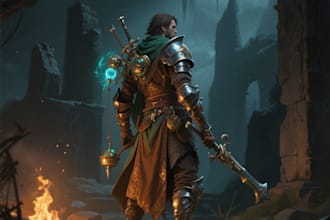 dnd character art and dnd character art