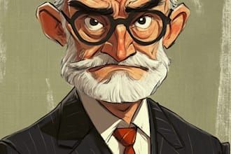 create a political or satirical cartoon
