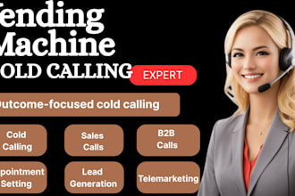 cold calling to find high traffic location for vending machine and app setting