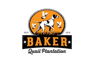 design a rustic baker quail plantation logo