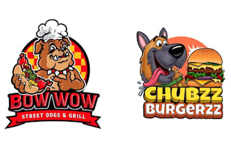 design restaurant, food, drinks, bar, club, bakery, BBQ, coffee shop logo
